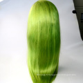 En stock perruques avant de lacet vert clair 10 &quot;-24&quot; 130% densité brésilienne cheveux remy perruque bébé cheveux